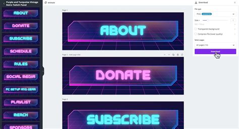 canva twitch overlays